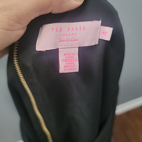 Ted Baker Reevah Shift Pencil Dress Embellished Crystal Rhinestone Sleevelss 4 - Picture 7 of 7